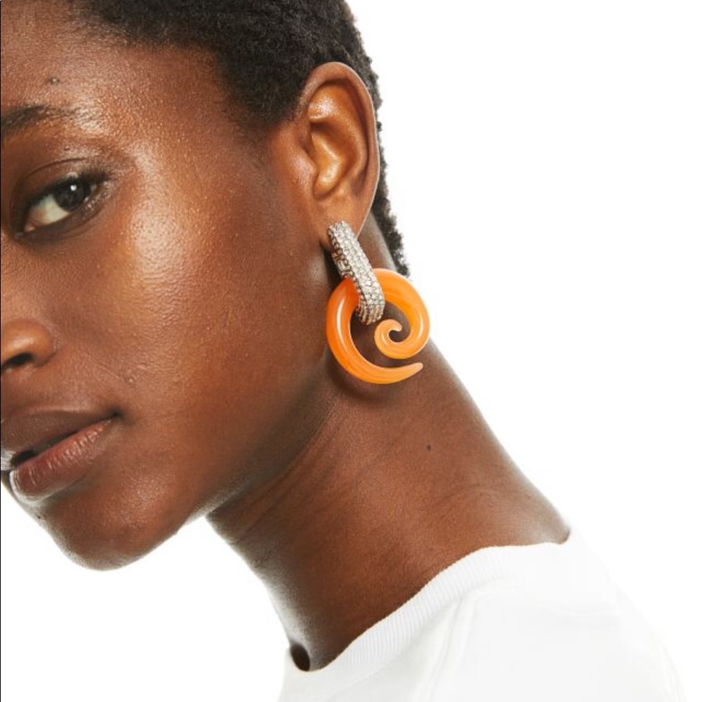 H&M Science Story Rhinestone Earrings - Picture 5 of 5